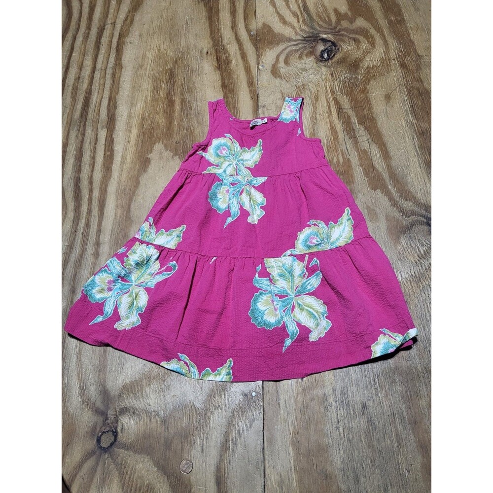 Faherty Toddler 2t Floral Cotton Sleeveless Strapeless Sundress @H77